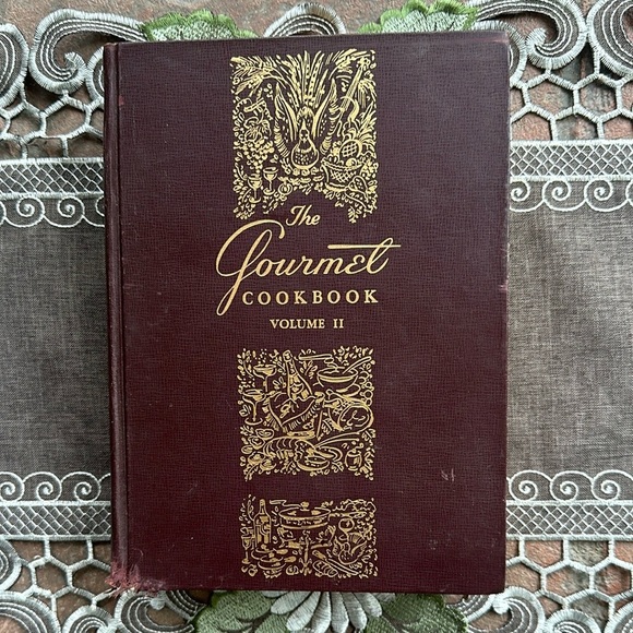 Vintage 1958 Gourmet Volume II (2) Hard Cover Cookbook Kitchen Home Cooking - Picture 8 of 8